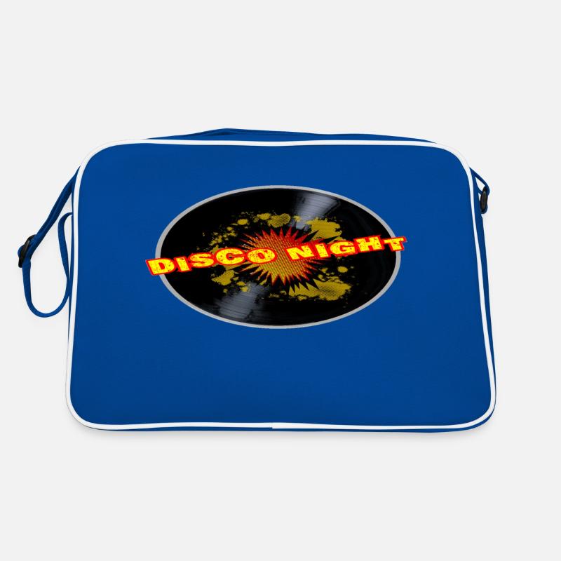 Disco Night Exploding Long Playing Record Retro Bag
