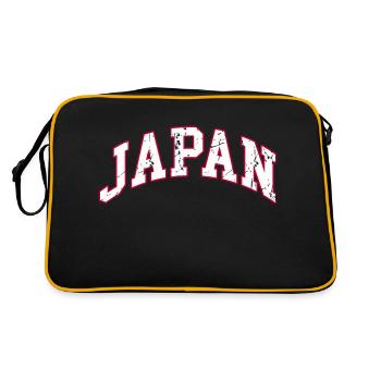 japan - Retro Tasche - Schwarz/Gold - Hinten