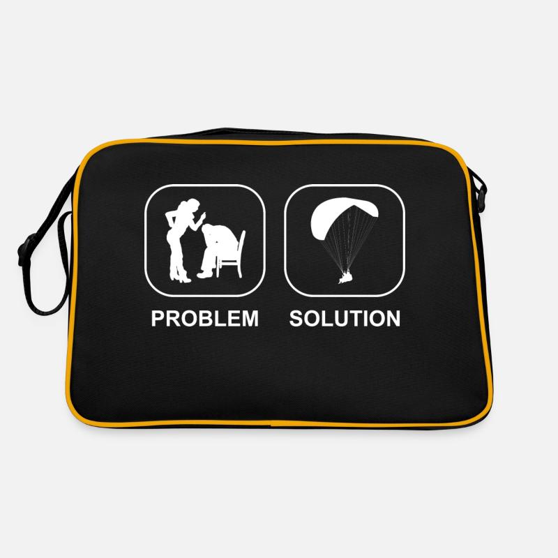 Paragleiter Paragliding Gleitschirmfliegen Retro Bag