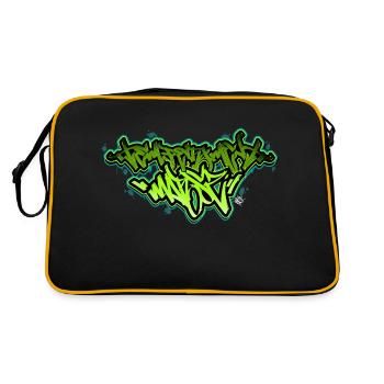 Graffiti Style - Sac Retro - noir/or - Dos