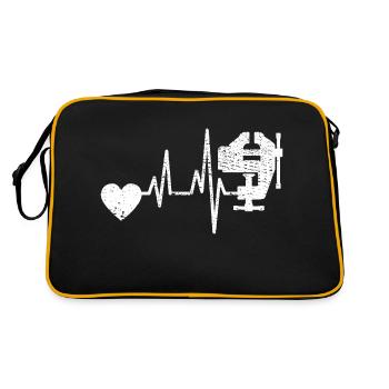Carpenter Carpenter Planer Craftsman Joinery - Retro Bag - black/gold - Back