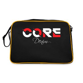 Core Denim Design Shirt Retro Version - Retro Tasche - Schwarz/Gold - Hinten