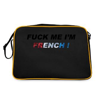 Fuck me black - Sac Retro - noir/or - Dos