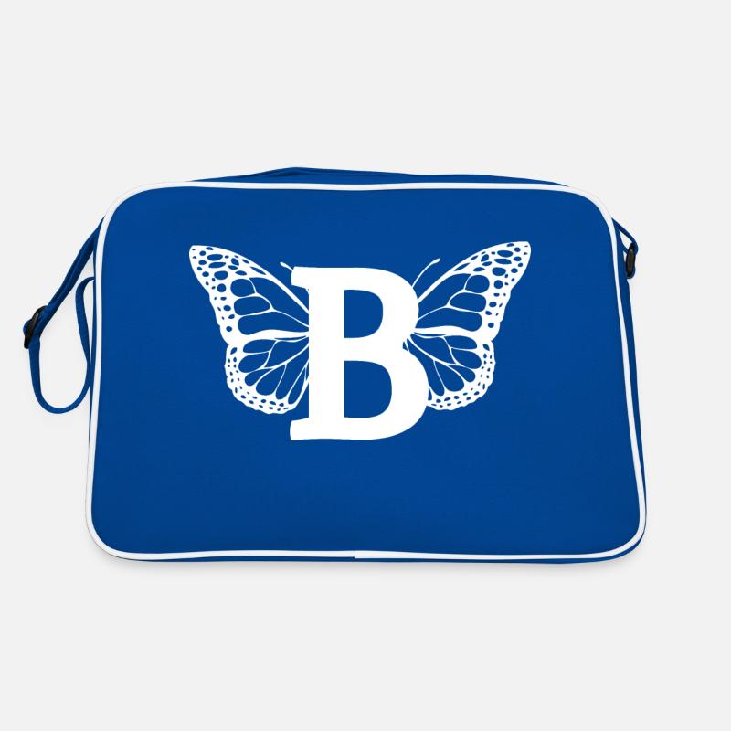 lettre b papillon Sac Retro