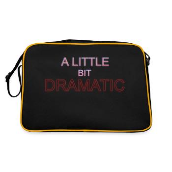 A Little Bit Dramatic kind diva queen special - Retro Bag - black/gold - Back