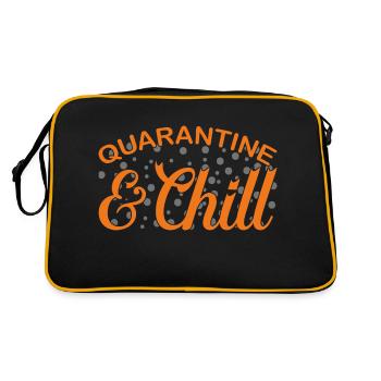 Quarantaine et refroidissement - Sac Retro - noir/or - Dos