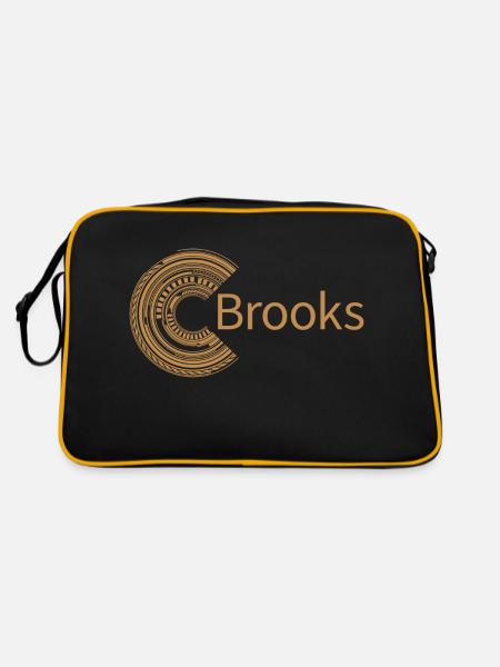 For Brooks - Retro Bag - black/gold - Back
