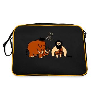 Mammouth Caveman Love - Sac Retro - noir/or - Dos