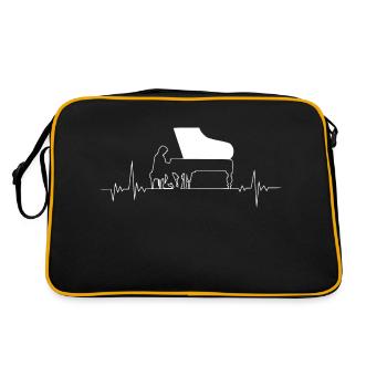 Musicien de piano à queue Heartbeat - piano - Sac Retro - noir/or - Dos