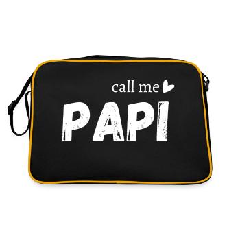 Call me papi - Sac Retro - noir/or - Dos