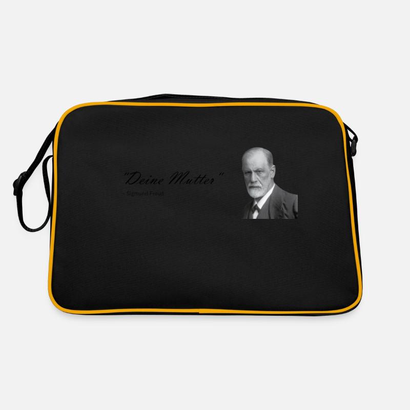 "Deine Mutter" Sigmund freund Retro Tasche