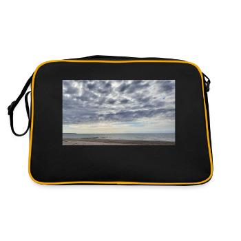 Clouds - Retro Bag - black/gold - Back