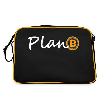 plan B - Retro Bag - black/gold - Back