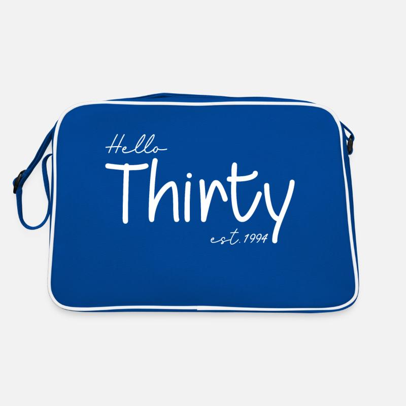Hello Thirty est 1994 - Feiern Sie den 30. Geburtstag Retro Tasche