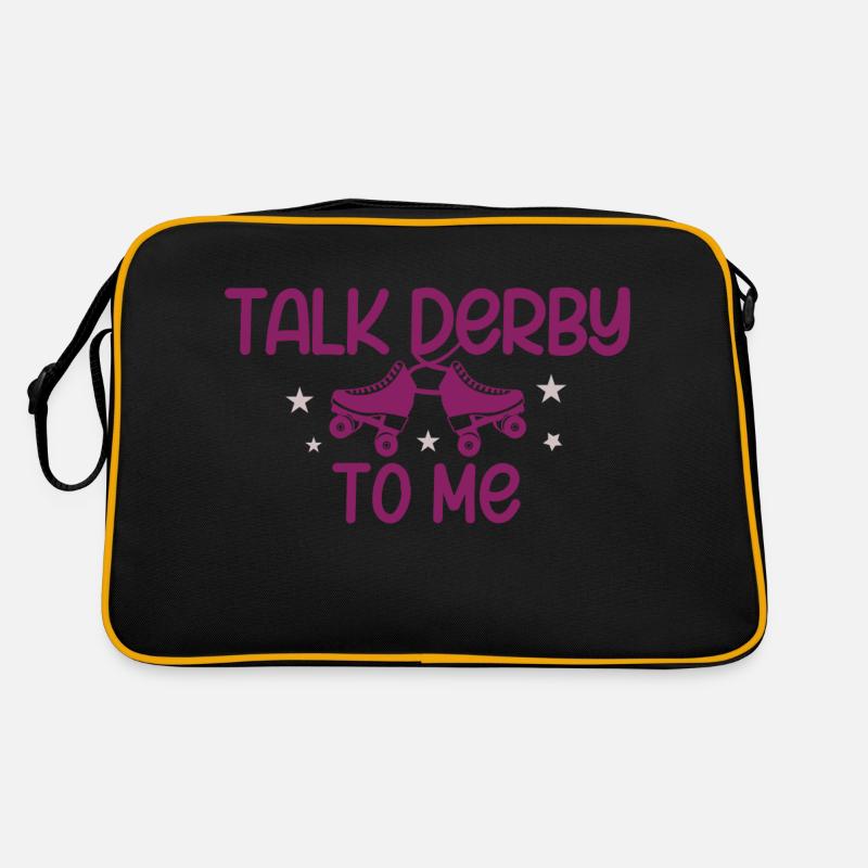 Talk Derby To Me Roller Derby Roller Skates Retro Tasche