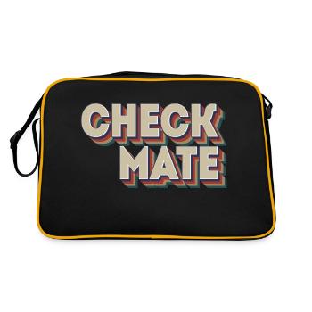 Chess Checkmate Chess Moves Chess Player - Retro Bag - black/gold - Back