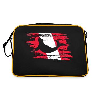 Drapeau de plongée Lion de mer Exploration sous-marine Plongée sous-marine - Sac Retro - noir/or - Dos