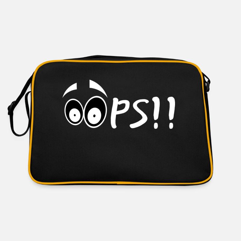 Oops - Sac Retro - noir/or