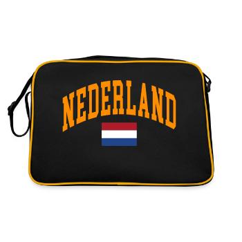 Pays-Bas Pays-Bas - Sac Retro - noir/or - Dos