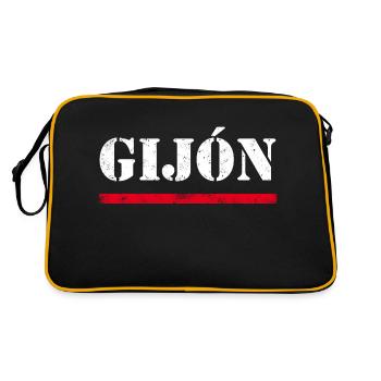 Gijón - Sac Retro - noir/or - Dos