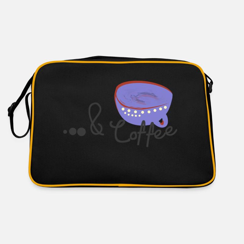 Tasse à café avec citation Sac Retro