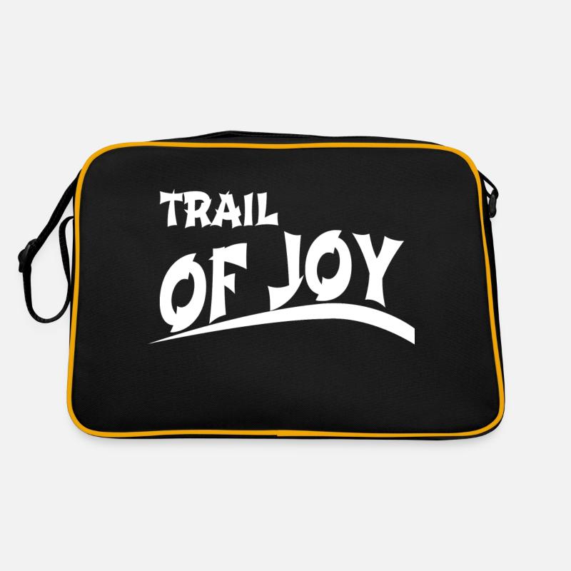 Inner Bliss Mountain Biking Enthusiasts Retro Bag