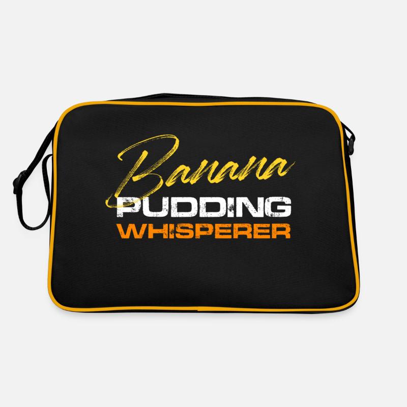 Banana Pudding Whisperer Dessert Making Retro Tasche
