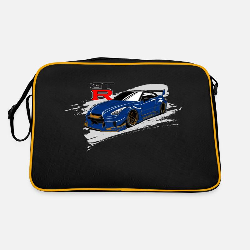Le GTR - Sac Retro - noir/or