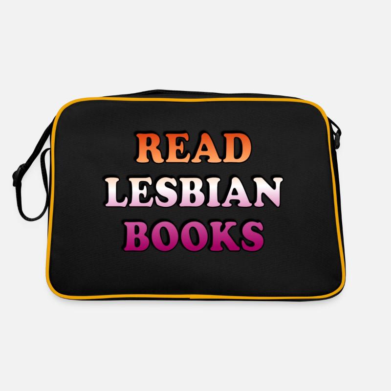 Read Lesbian Books Retro Bag