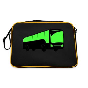 Conduite d’autobus - Sac Retro - noir/or - Dos
