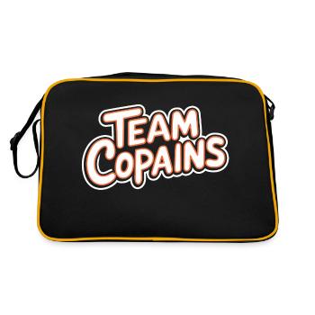 Team copains - Sac Retro - noir/or - Dos