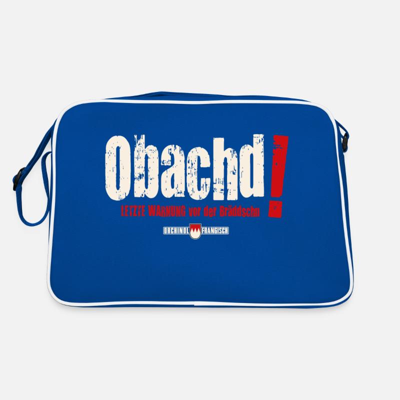 Obachd! Letzte Warnung vor der Bräddschn Retro Tasche