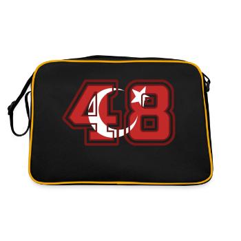 Muğla - Retro Bag - black/gold - Back