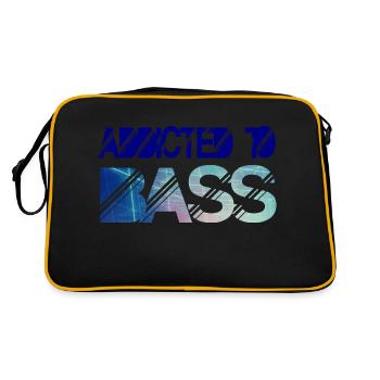 Addicted to bass - Sac Retro - noir/or - Dos