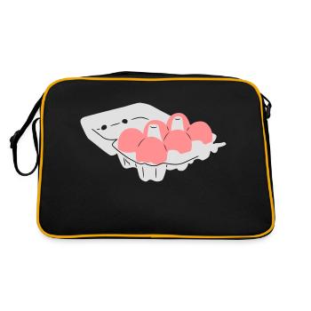 eier - Retro Tasche - Schwarz/Gold - Hinten