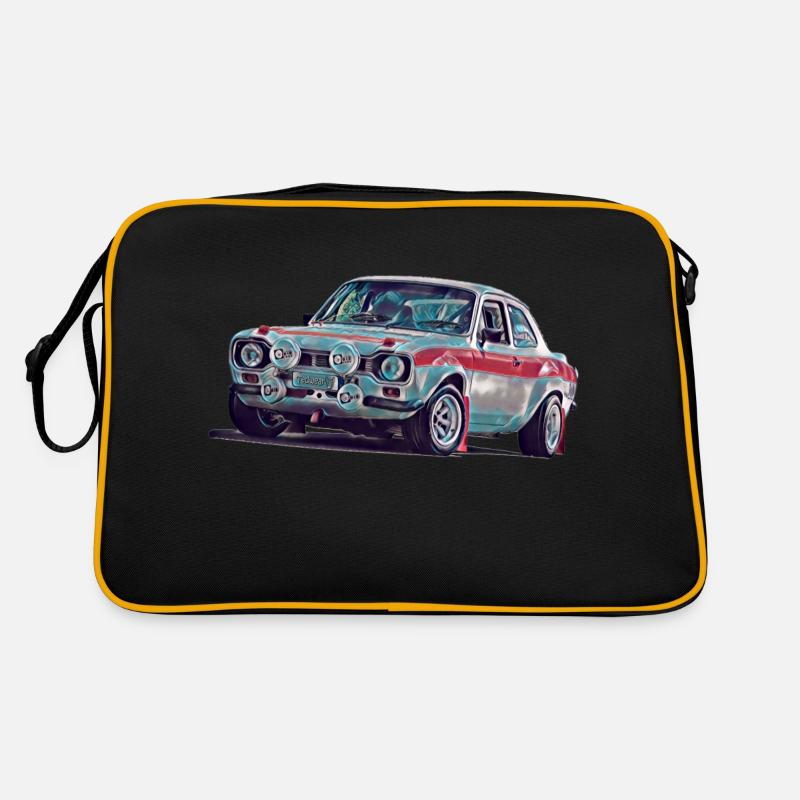 Escort Rallye - Retro Tasche - Schwarz/Gold