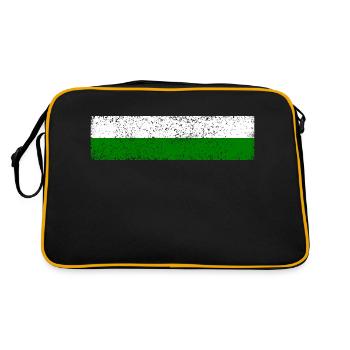 Styrie - VINTAGE Style Ray - Sac Retro - noir/or - Dos
