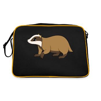 Badger - Retro Bag - black/gold - Back