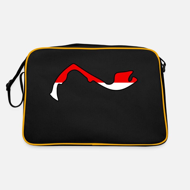 Circuit de Monaco avec drapeau Sac Retro