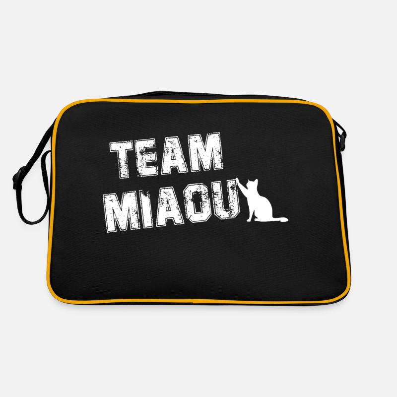 Team miaou chat humour Sac Retro
