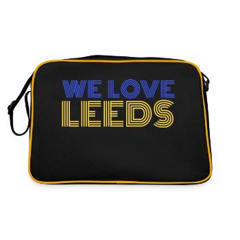 we love leeds - Retro Bag - black/gold - Back
