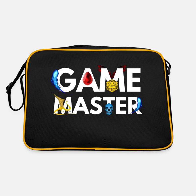 GAME MASTER DRAGONS ADVENTURES RPG - Sac Retro - noir/or