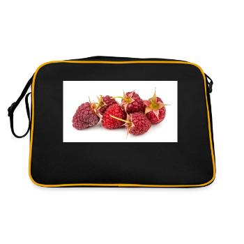 Raspberry. Raspberry - Retro Bag - black/gold - Back