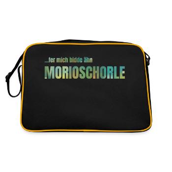 MORIOSCHORLE - Retro Tasche - Schwarz/Gold - Hinten