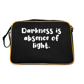 Darkness - Retro Bag - black/gold - Back