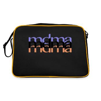 mdma Caps Sweats à capuche et chemises - Sac Retro - noir/or - Dos