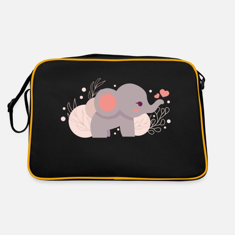 Elefant Retro Tasche