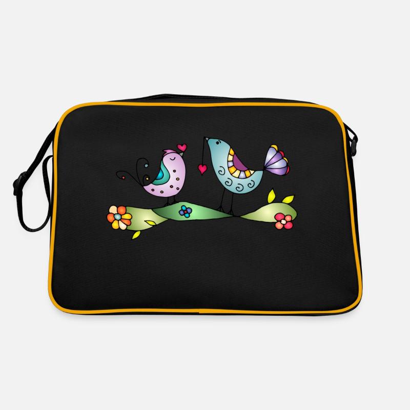 Oiseaux Sac Retro