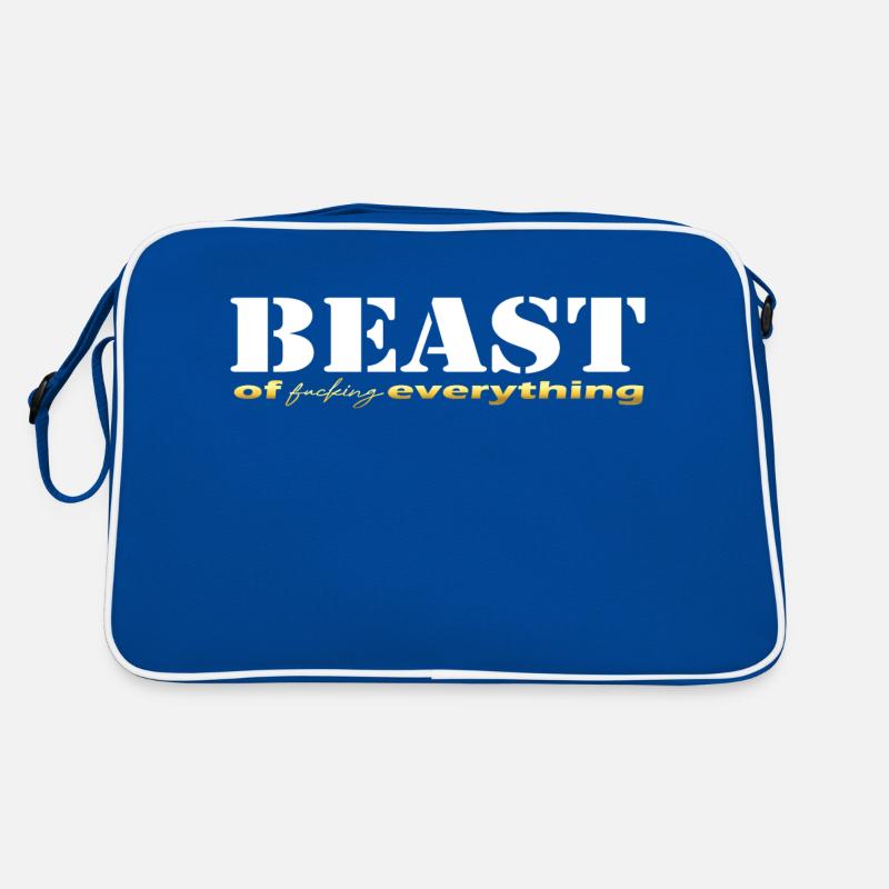 Bête tout blanc Sac Retro