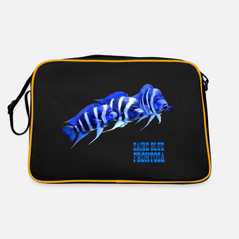 FRONTOSA BLUE ZAIRE - FRONTOSA CICHLID AQUARIST Retro Bag